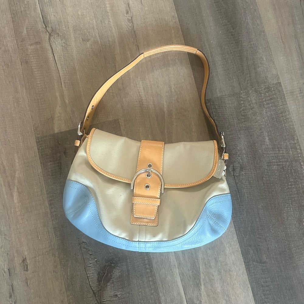 Vintage Coach Hobo Buckle Shoulder Bag